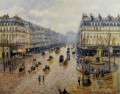 avenue de l opera rain effect 1898 Camille Pissarro Parisian